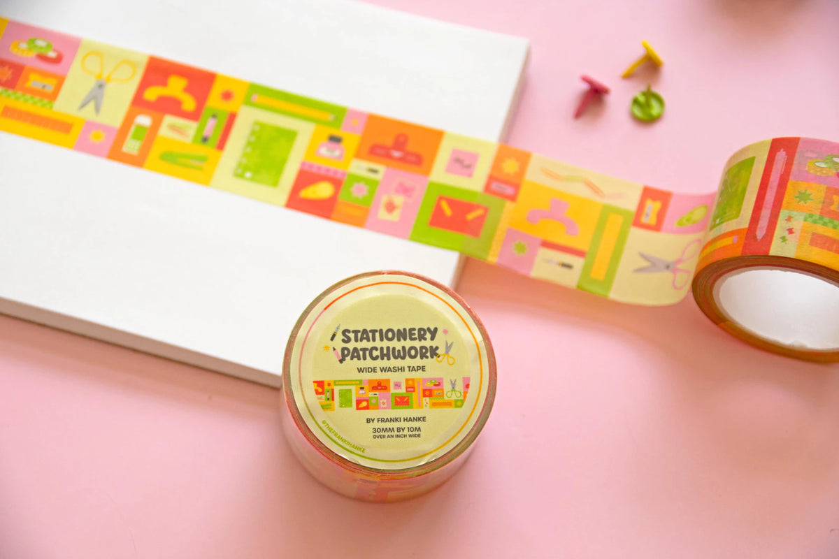 Stationery Patchwork Washi Tape