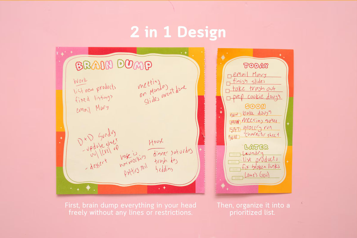 Brain Dump To Do List