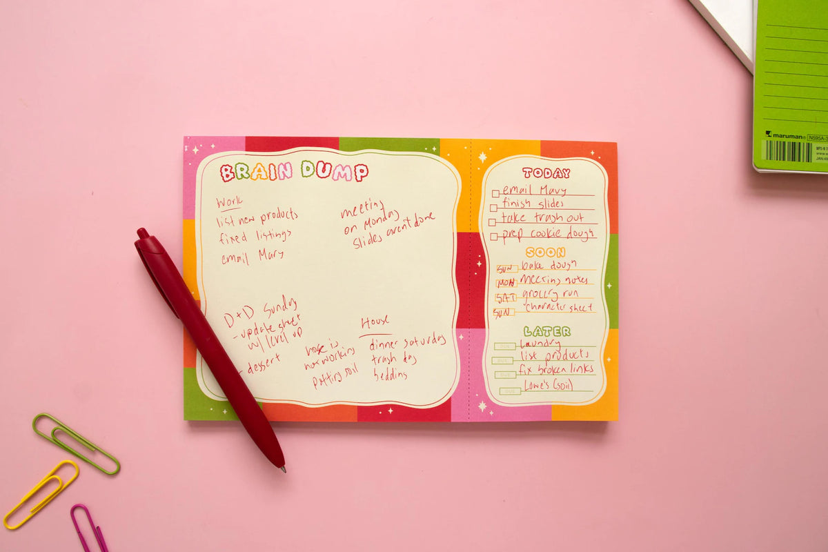 Brain Dump To Do List