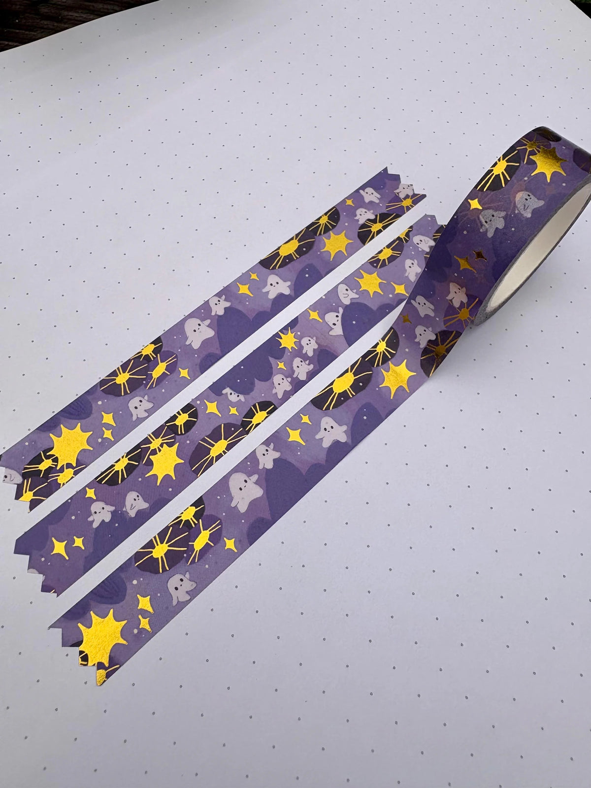 Midnight Flowers washi tape