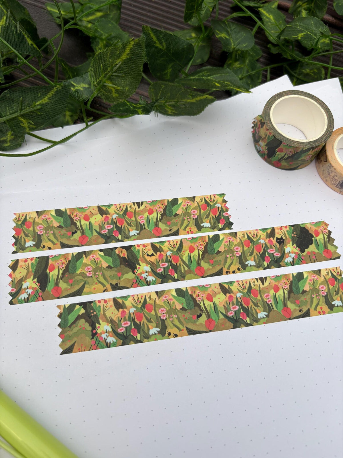 Cat in Field washi tape