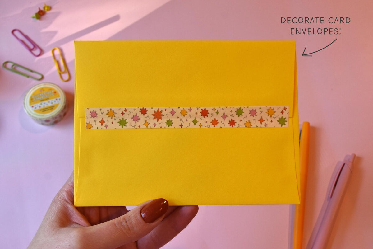 Celebratory Starburst Washi Tape