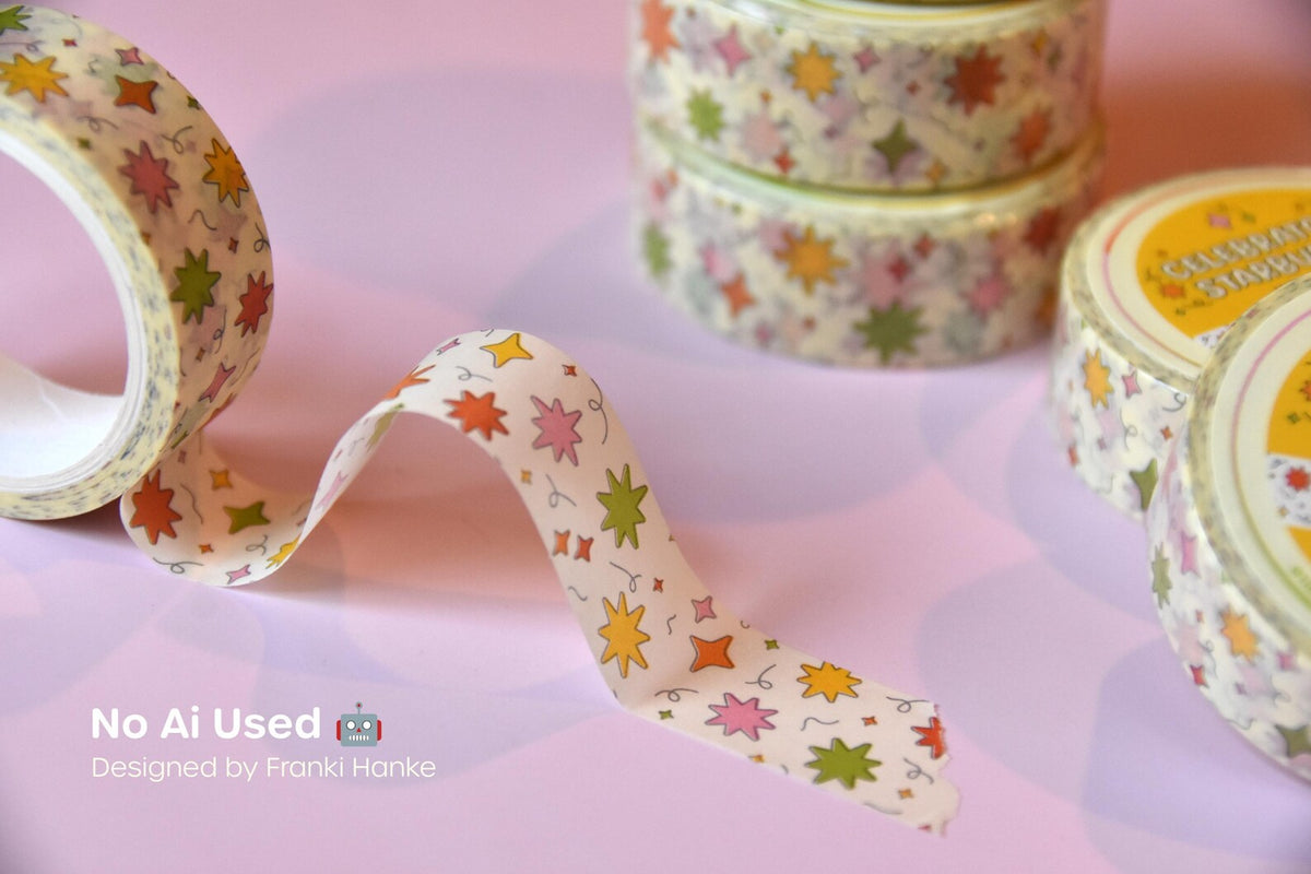 Celebratory Starburst Washi Tape