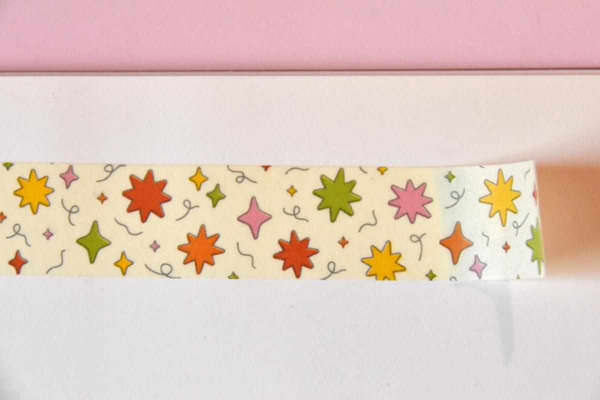 Celebratory Starburst Washi Tape