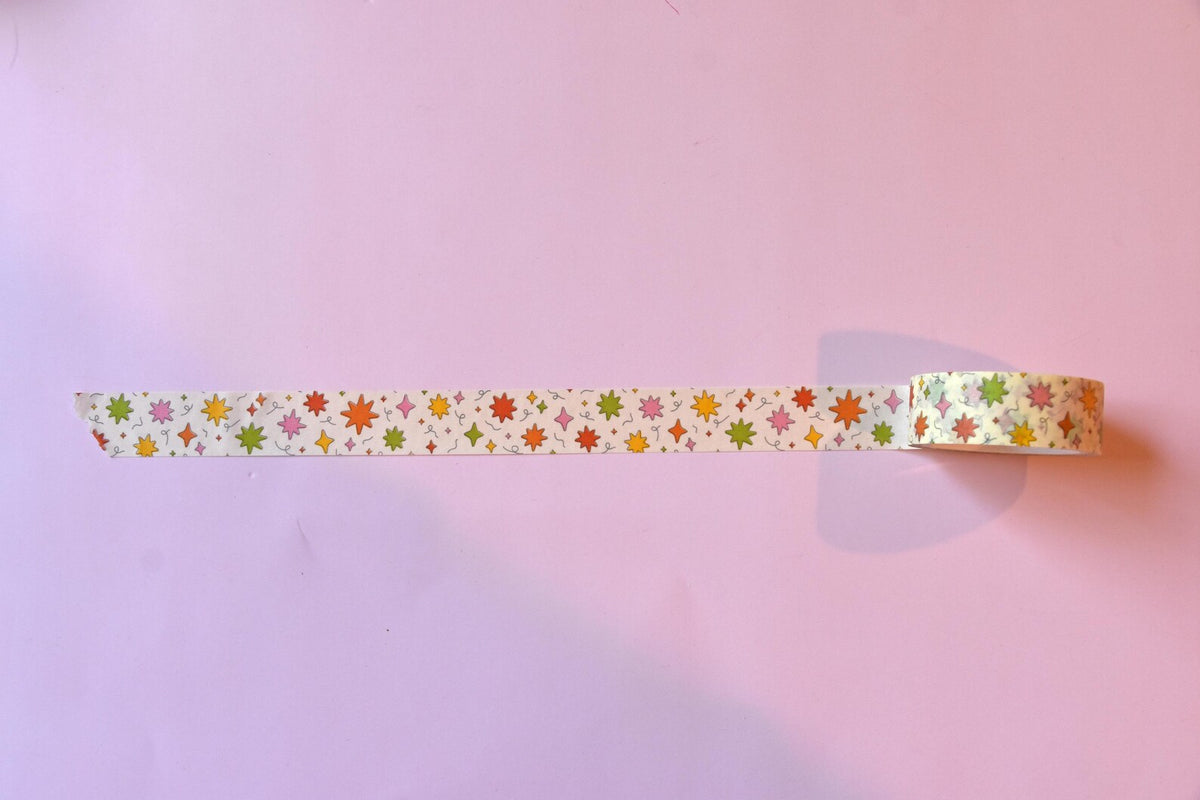 Celebratory Starburst Washi Tape