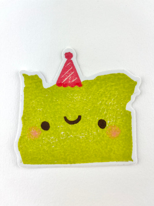 Oregon Party sticker