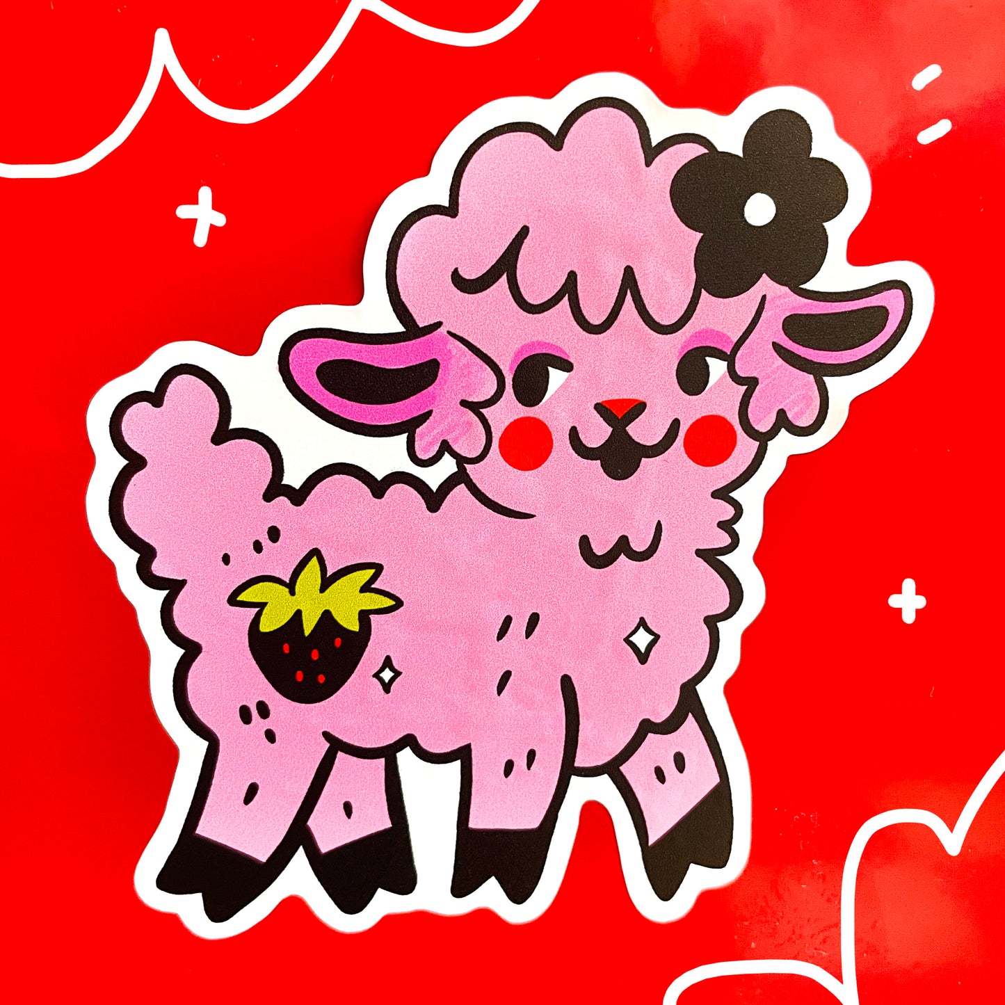 little lamb sticker