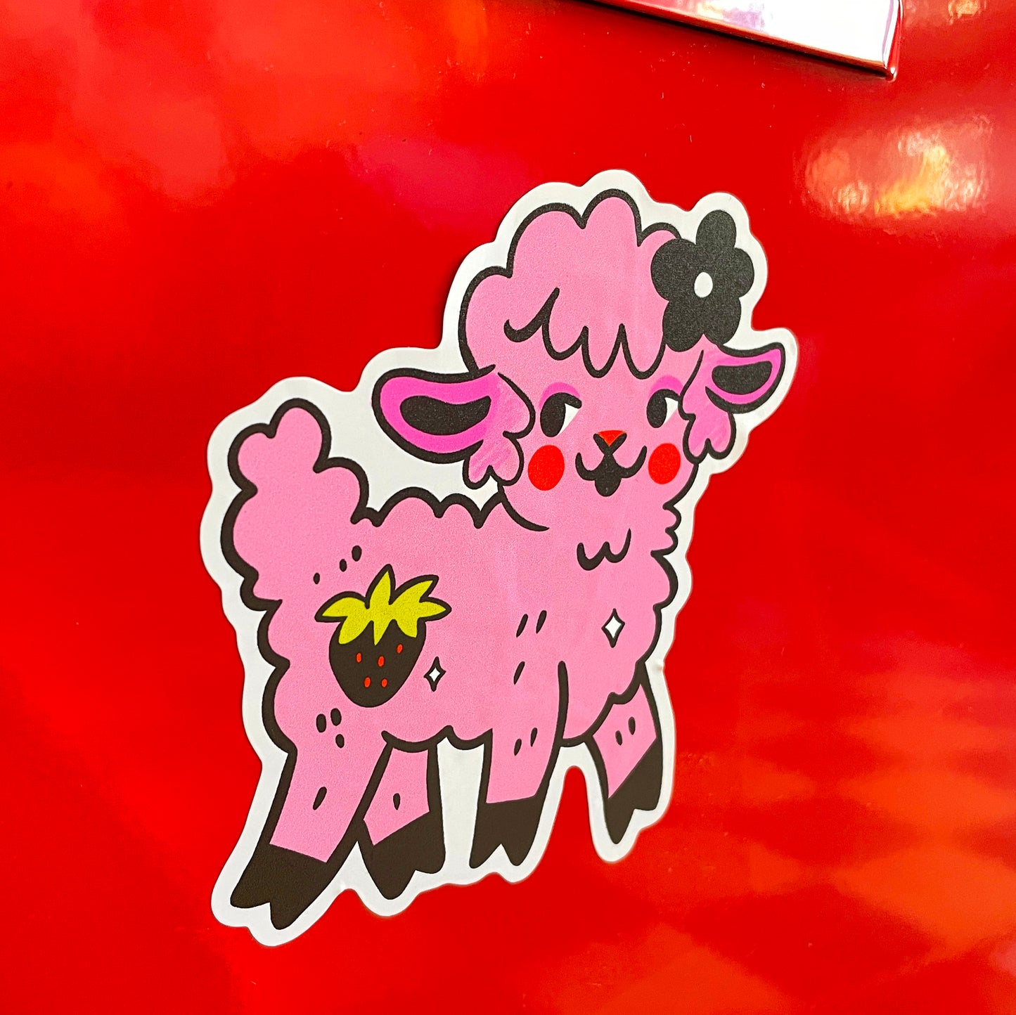 little lamb sticker