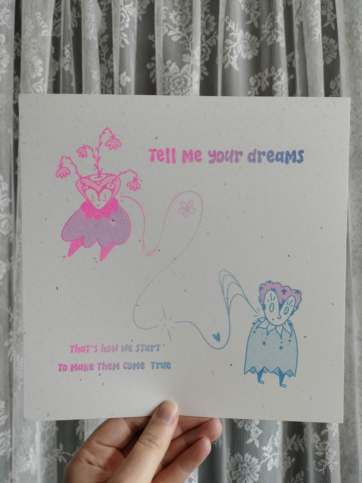 tell me your dreams riso print
