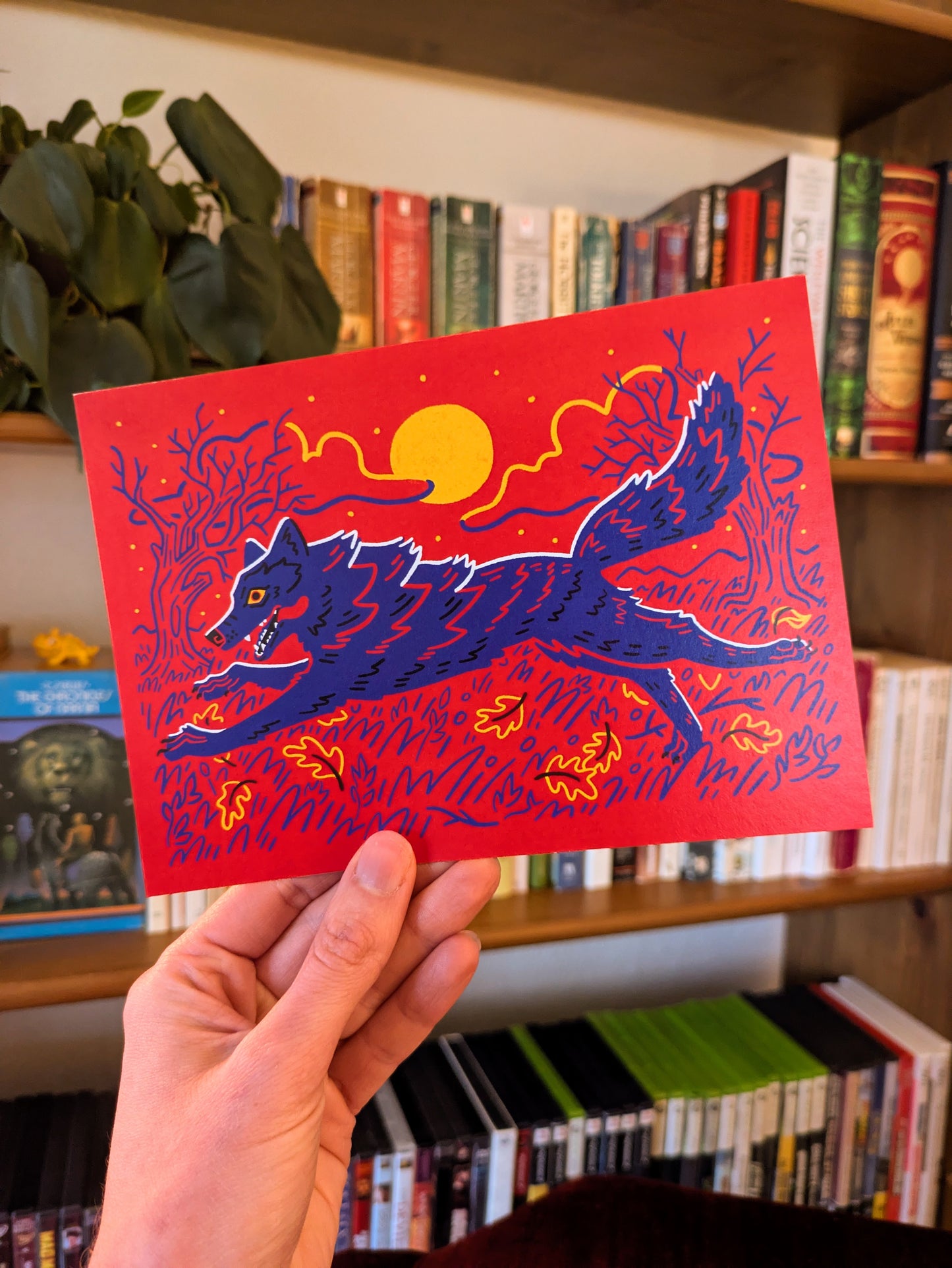 Running Wolf 5x7" Print