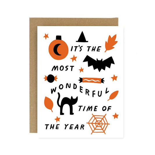 Halloween - Most Wonderful Time of the Year Card