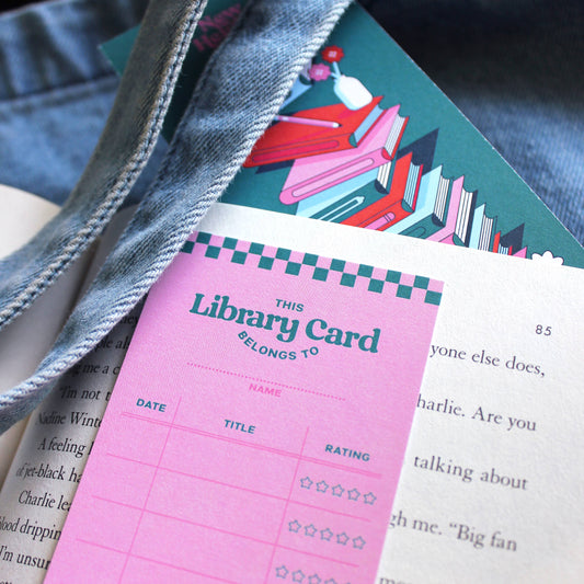 Pink Tracker Bookmark